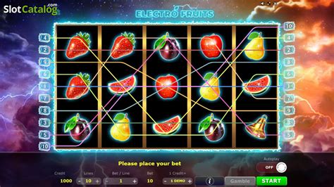 Play Electro Fruits slot